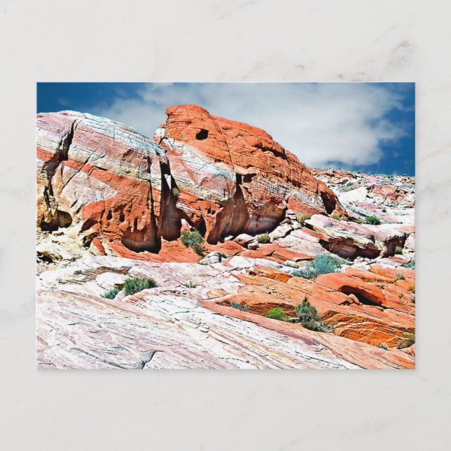 Carte postale de la vallée de Fire State Park (Devant)
