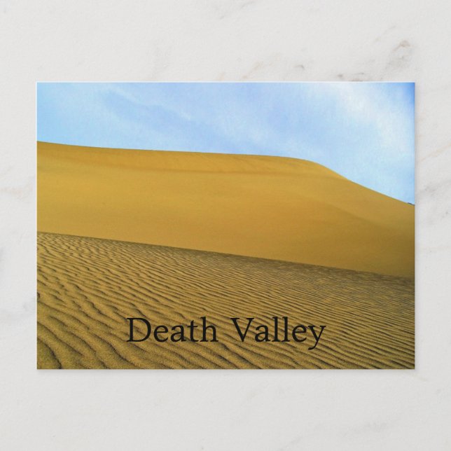 Carte postale de la vallée de la mort (Devant)