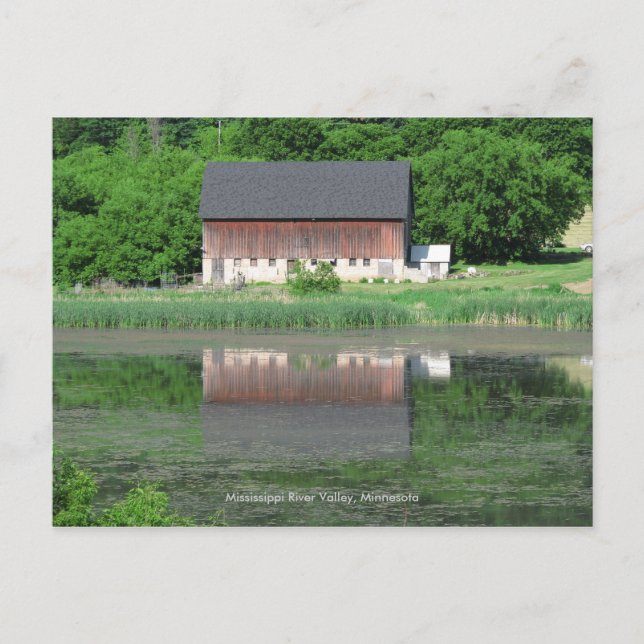 Carte postale de la vallée du Mississippi (Devant)