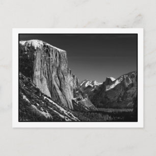 Carte postale de la vallée du Yosemite