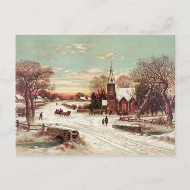 Carte postale de la veille de Noël (Devant)