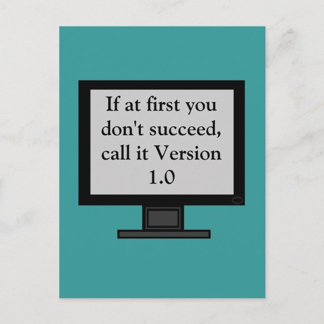 Carte postale de la version 1,0 (Devant)