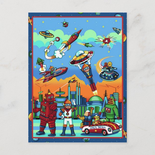 Carte postale de la ville atomique (Devant)