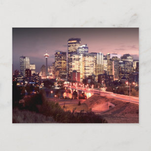 Carte postale de la ville de Calgary