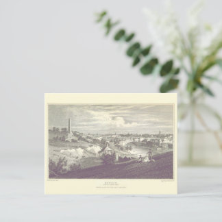 Carte postale de la ville de Dublin depuis Phoenix