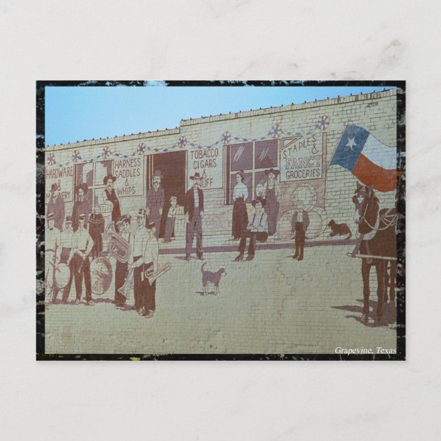 Carte postale de la ville de Grapevine (Devant)