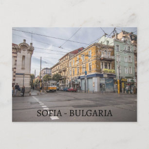 carte postale de la ville de Sofia