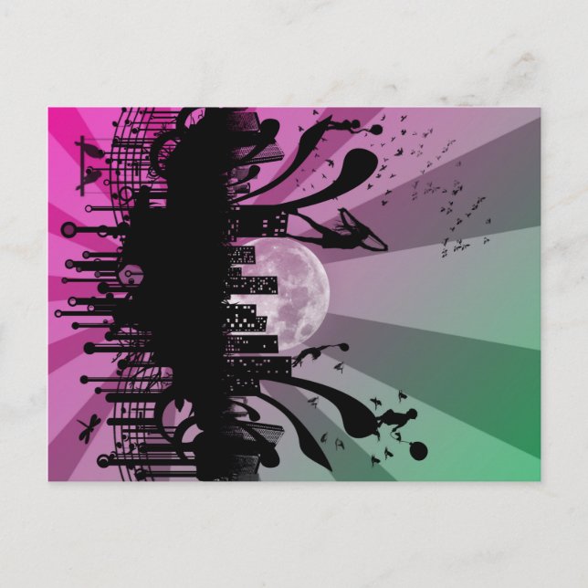 Carte postale de la ville sans-abri (Devant)