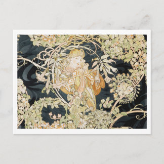 Carte postale de "Lady With a Daisy" par Alphonse 