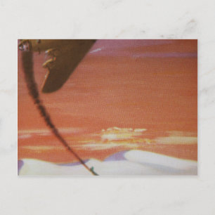 Carte postale de l'aéronef vintage