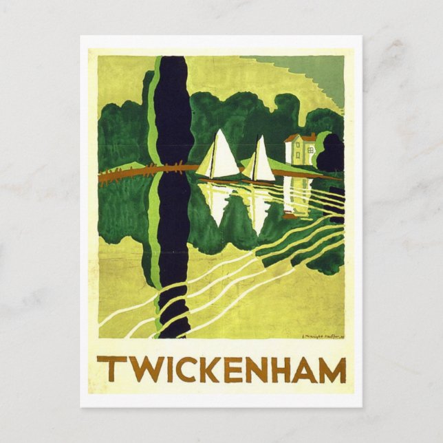 Carte postale de l'affiche de voyage Twickenham vi (Devant)