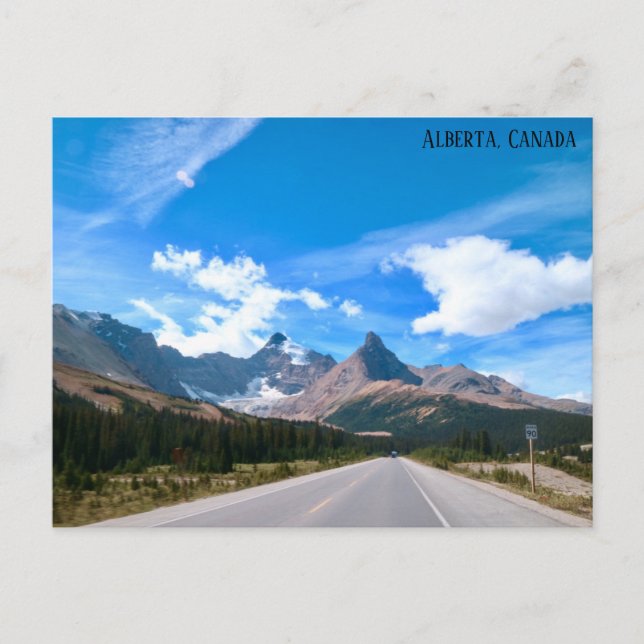 Carte postale de l'Alberta, Canada (Devant)