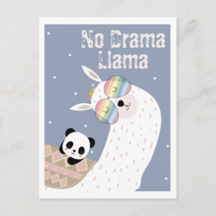 Carte postale de lama mignon