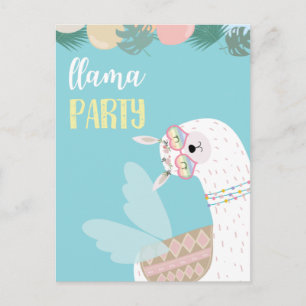 Carte postale de lama mignon