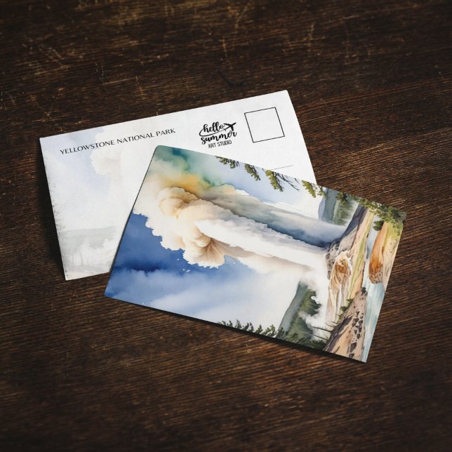 Carte postale de l'ancienne foi du parc national Y (Créateur téléchargé)