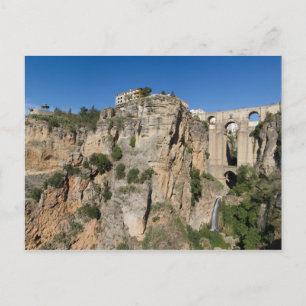 Carte postale de l'Andalousie - Gorge de Ronda