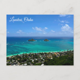 Carte postale de Lanikai Oahu