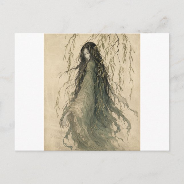 Carte postale de l'apparition de la femme esprit d (Devant)