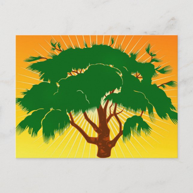Carte postale de l'arbre (Devant)
