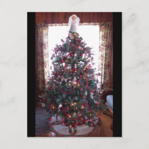 Carte postale de l'arbre de Noël