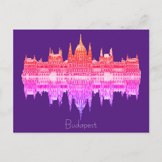 Carte postale de l'architecture du Parlement de Bu (Devant)