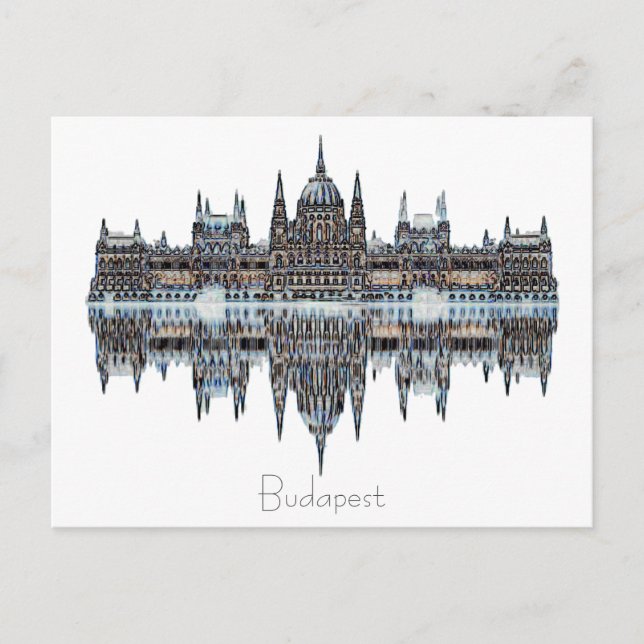 Carte postale de l'architecture du Parlement de Bu (Devant)