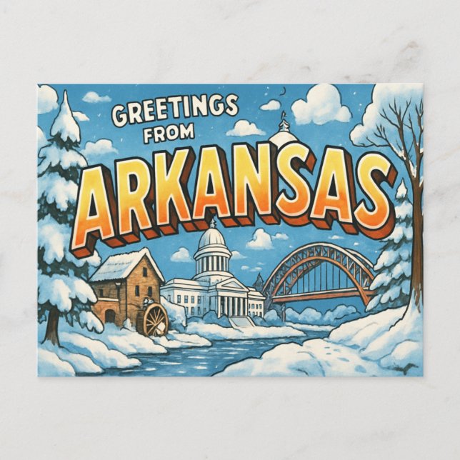 Carte postale de l'ARKANSAS (Devant)