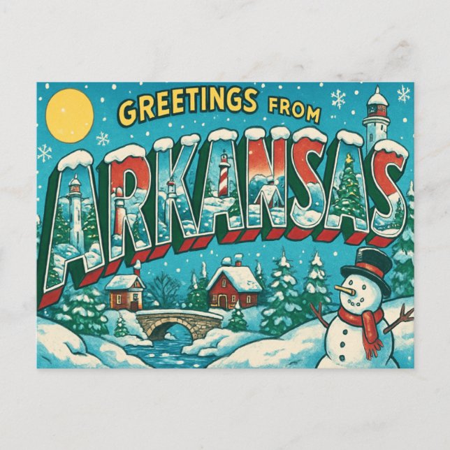 Carte postale de l'ARKANSAS (Devant)