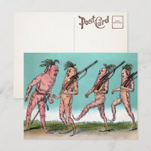 Carte postale de l'Armée de la Carotte de Victoria