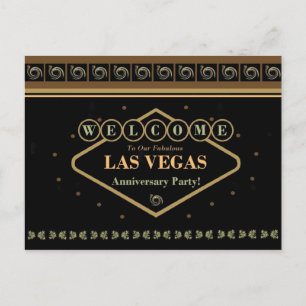 Carte postale de Las Vegas Anniversaire Party