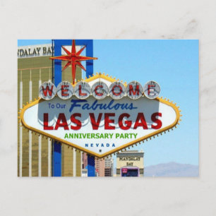 Carte postale de Las Vegas Anniversaire Party