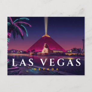 Carte postale de Las Vegas   Souvenir de la pyrami