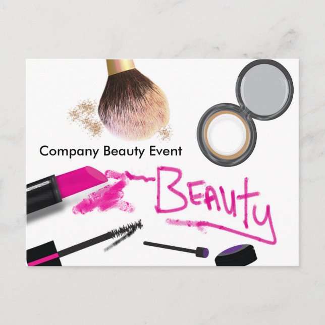 Carte postale de l'atelier de l'événement de beaut (Devant)