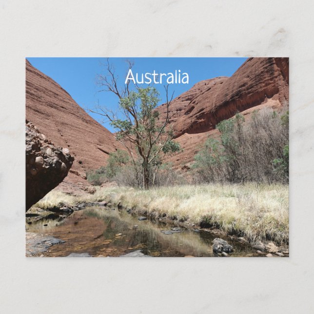 Carte postale de l'Australie centrale (Devant)