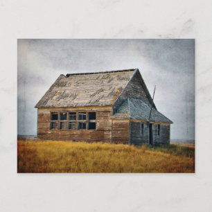 Carte postale de l'école Vintage texturée