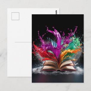 Carte postale de l'écrivain