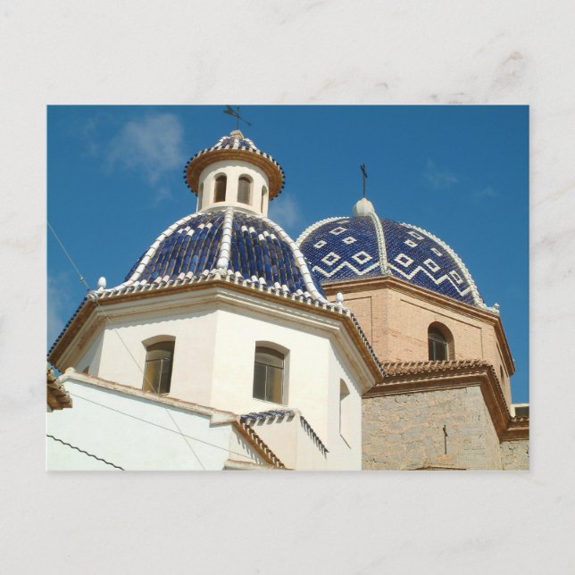 Carte postale de l'église Altea (Devant)