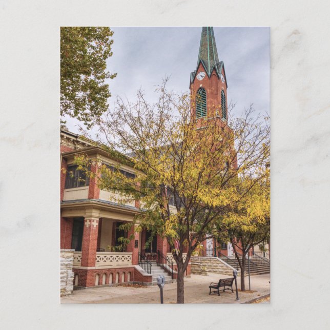 Carte postale de l'église catholique St-Pierre (Devant)