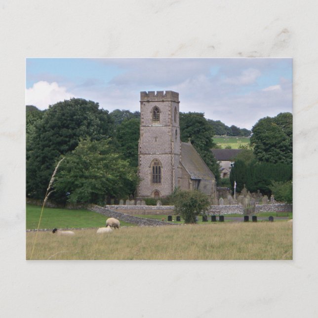 Carte postale de l'église du pays britannique (Devant)