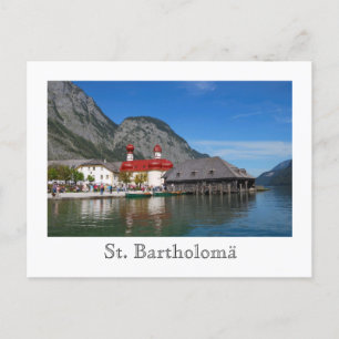 Carte postale de l'église St. Bartholomä