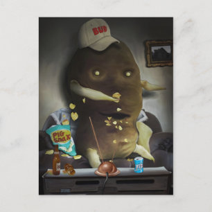 Carte postale de légume de canapé