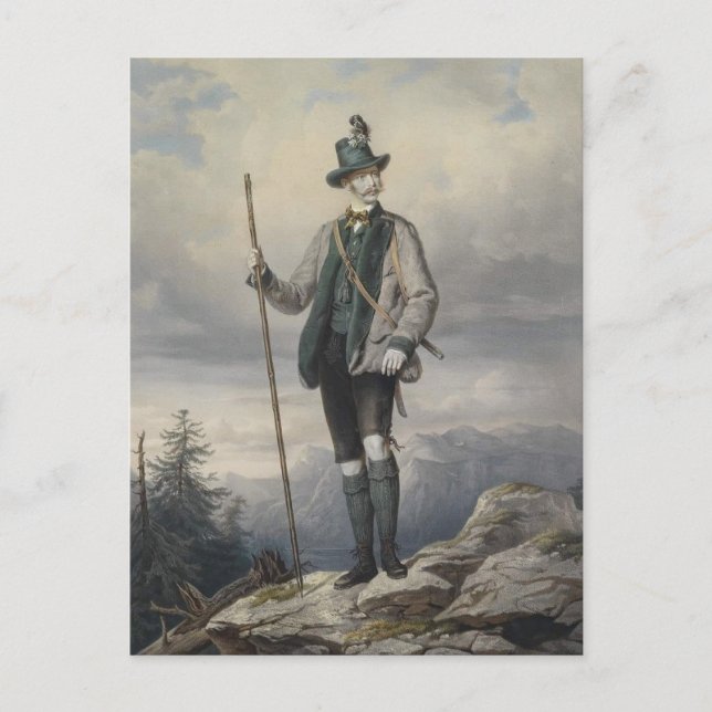 Carte postale de l'empereur François-Joseph d'Autr (Devant)