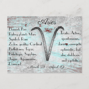 Carte postale de l'enseigne Horoscope