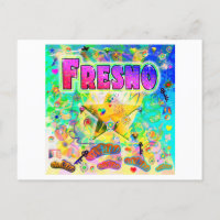 Carte postale de l'époque de Fresno