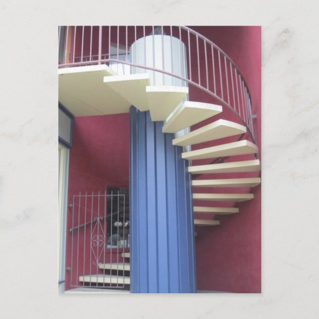 Carte postale de l'escalier jaune (Devant)