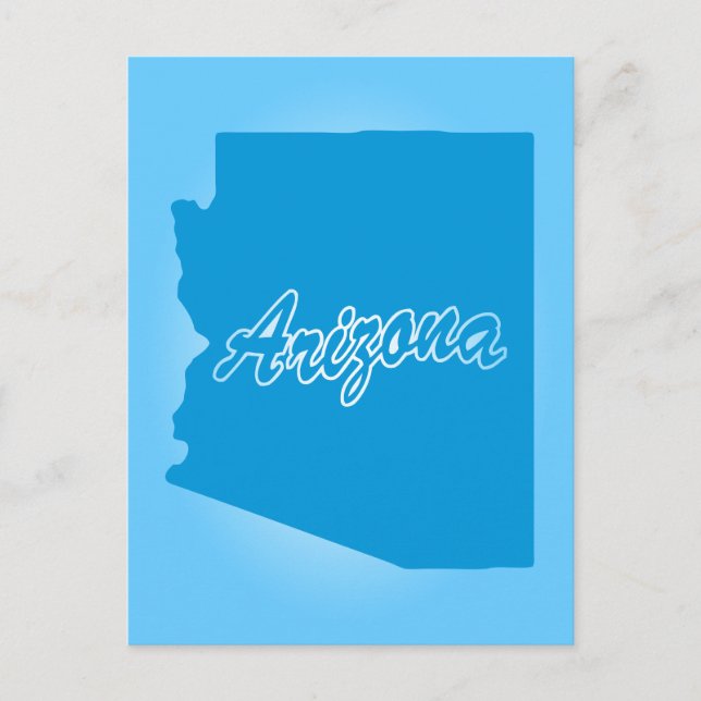 Carte postale de l'État d'Arizona (Devant)