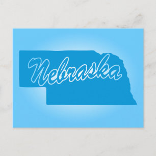 Carte postale de l'État du Nebraska