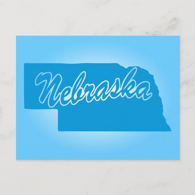 Carte postale de l'État du Nebraska (Devant)