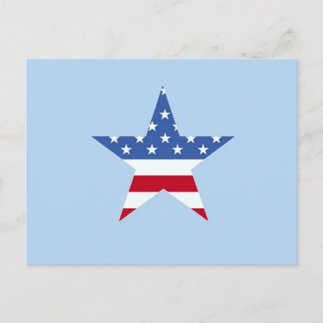 Carte postale de l'étoile patriotique (Devant)