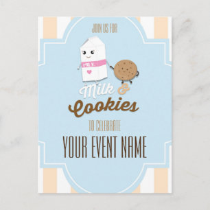 Carte postale de l'événement Milk & Cookies Vintag
